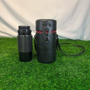 Vintage 80s Access P-MC Zoom Macro 70-210mm f/3.5 Lens w/ Case Pentax K Mount
